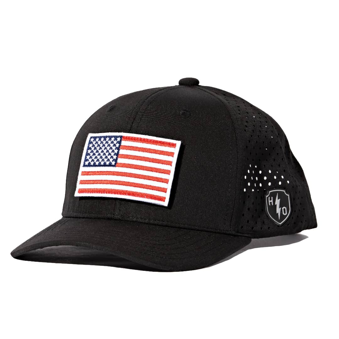 BRAVO - FLAT VISOR - USA FLAG
