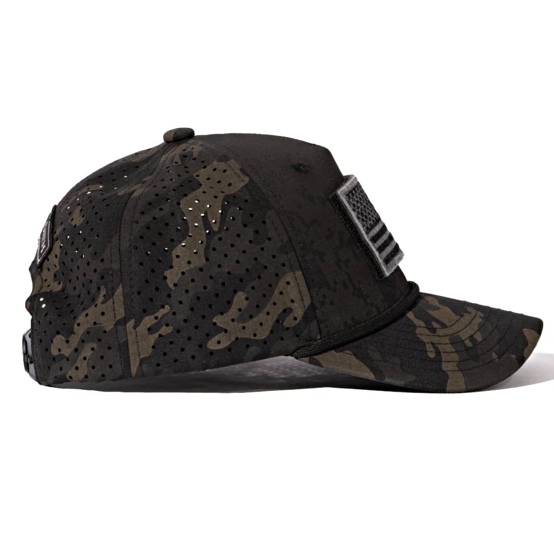 THE OATH - LIMITED EDITION - BLACK AND GREY USA FLAG