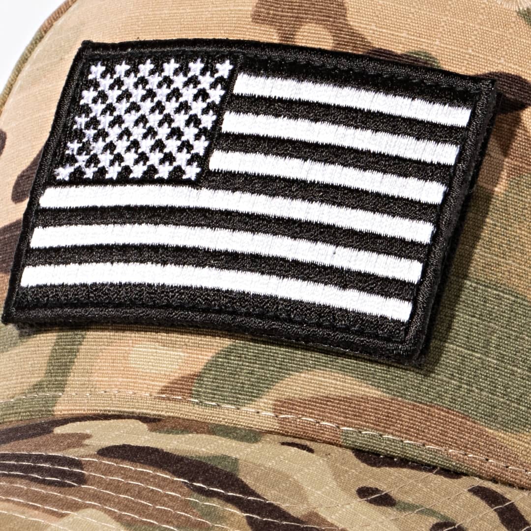 OMEGA - BLACK AND WHITE USA FLAG
