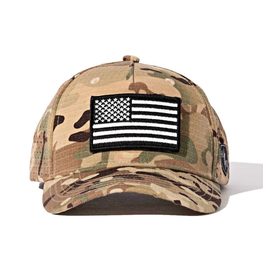 OMEGA - BLACK AND WHITE USA FLAG
